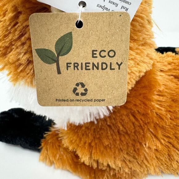 Aurora Flopsie Fiona Red Fox 12" Plush Realistic Eco Friendly Stuffed Animal Toy - Picture 9 of 16